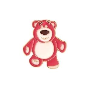 Lotso Enamel Lapel Pin Disney Pixar Toy Story 3 Small Pink Teddy Bear Brooch